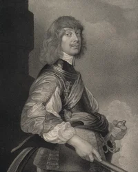 アルジャーノンパーシーの肖像（1602-68）「ロッジのイギリスの肖像」1823年、ノーサンバーランド伯爵